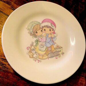 Sweet Precious Moments Christmas Plate 2007 Licensed